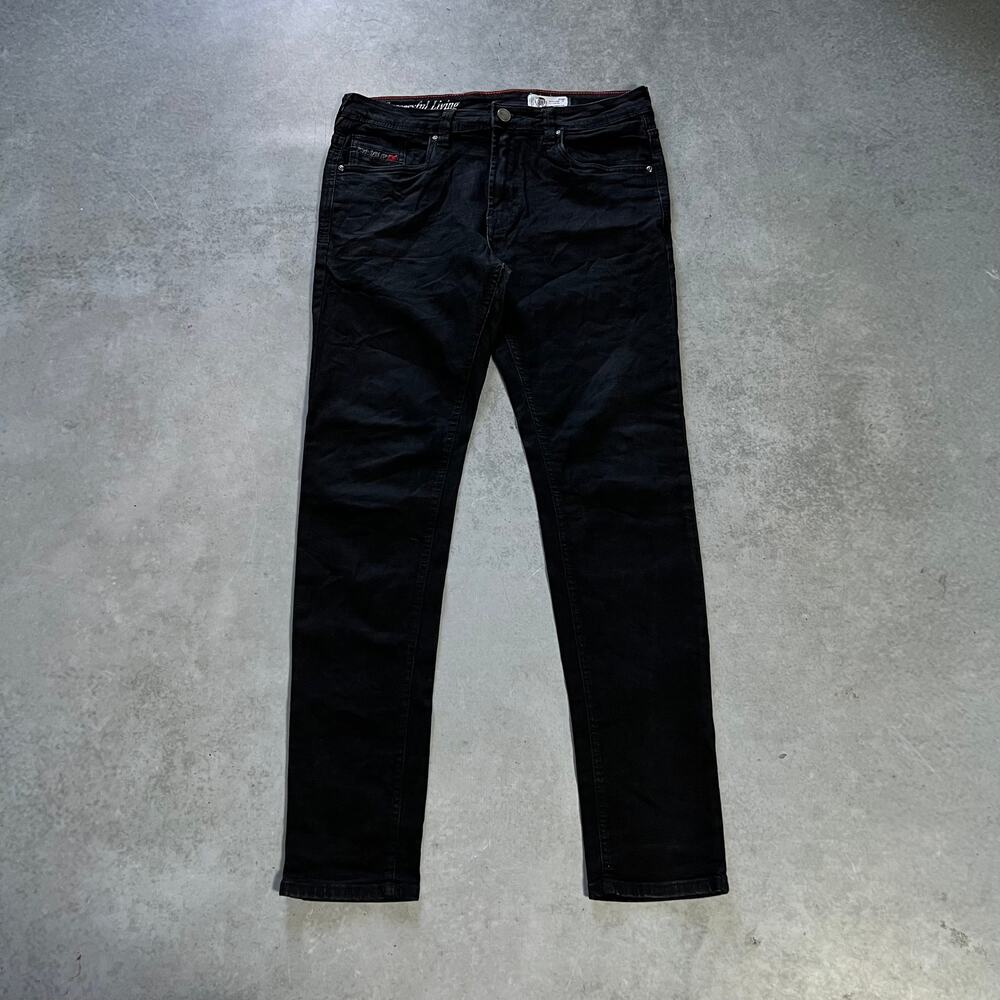Diesel '79 Sleenker Slim Skinny Mens Size 34x32 Jeans Black Fitted Stretch Denim